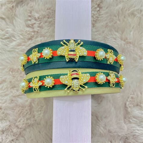 gucci headband with bees|authentic gucci headband for sale.